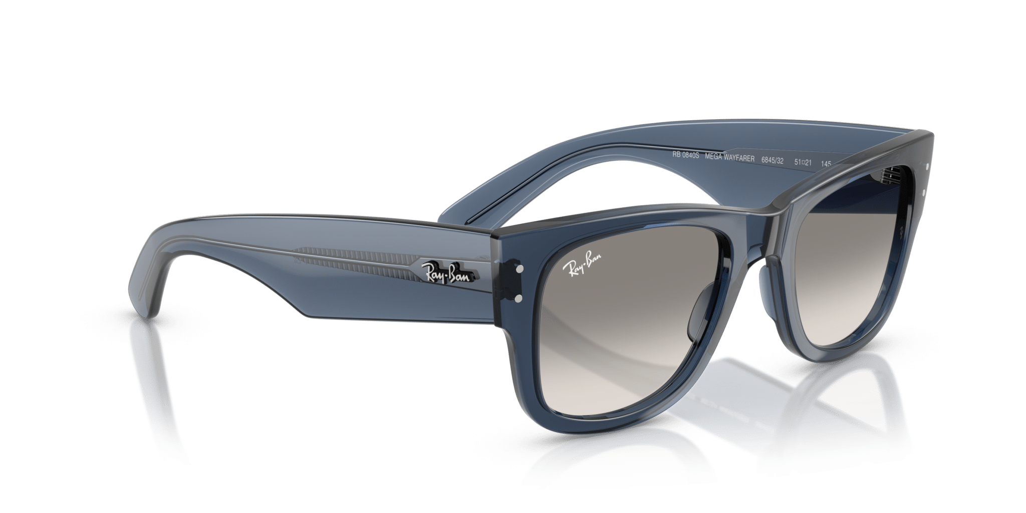 Ray-Ban Mega Wayfarer RB0840-684532 - Blauw