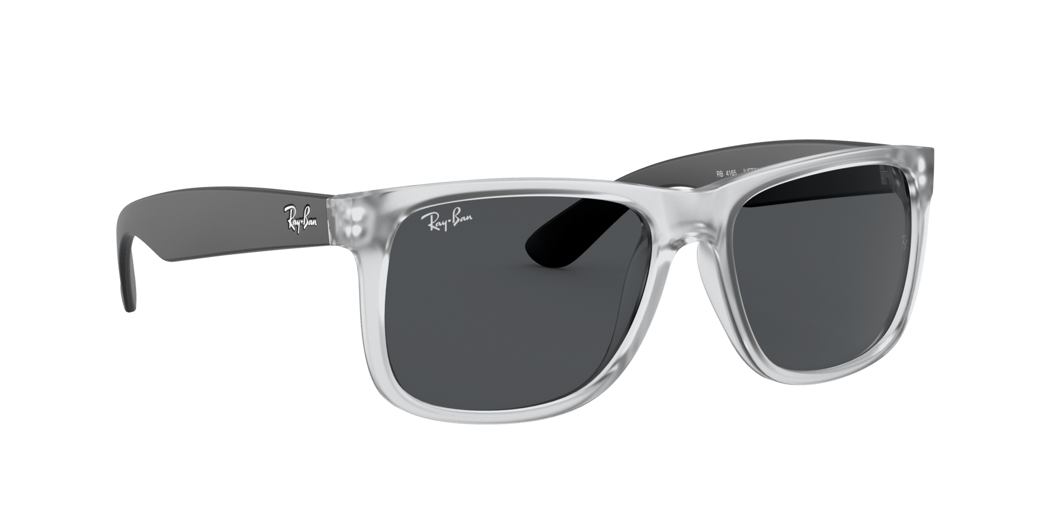 Ray-Ban Justin RB4165-651287 - Transparant / Zwart